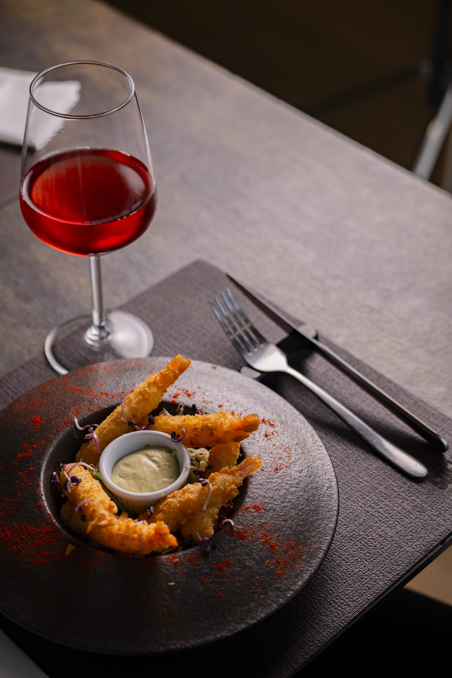 Gamberi in Tempura di Panko